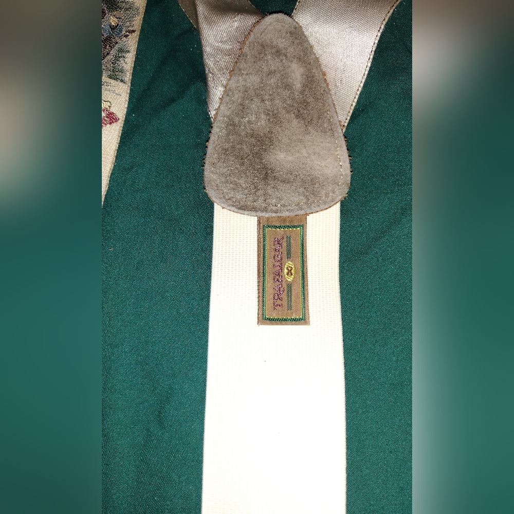 Trafalgar Cream and Multicolor Suspenders - Picture 4 of 9